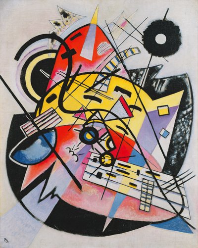 Weißer Punkt von Wassily Kandinsky